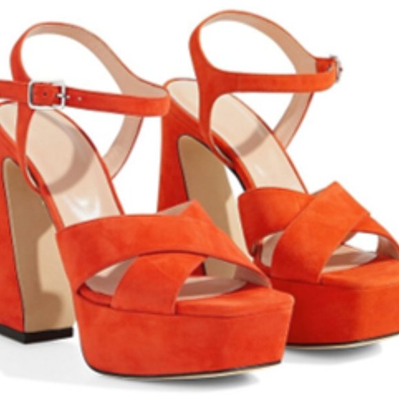 NWT - Si Rossi® Suede Platform Sandals - Picture 16 of 17